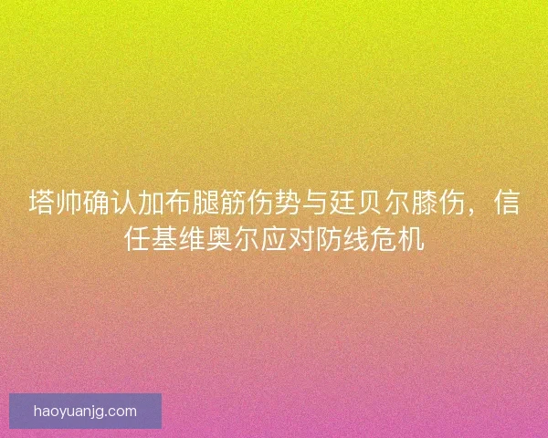 塔帅确认加布腿筋伤势与廷贝尔膝伤，信任基维奥尔应对防线危机